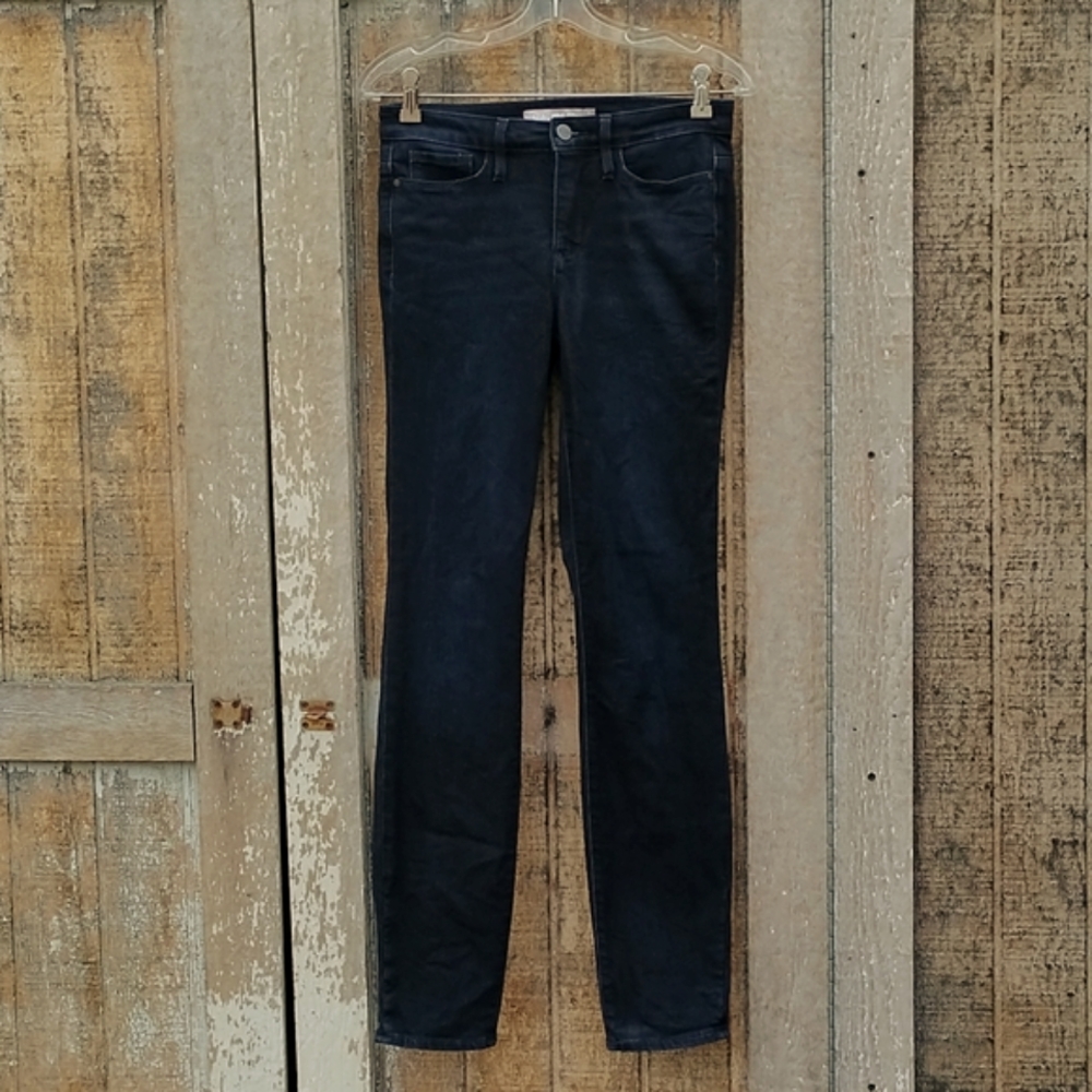 Athleta sculptek dark wash high rise skinny jeans sz 4T